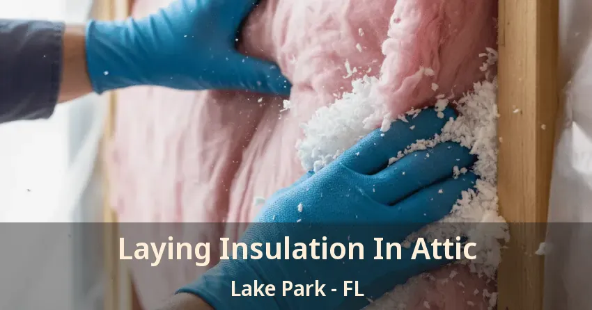 Laying Insulation In Attic Lake Park - FL Laying Insulation In Attic Lake Park - FL